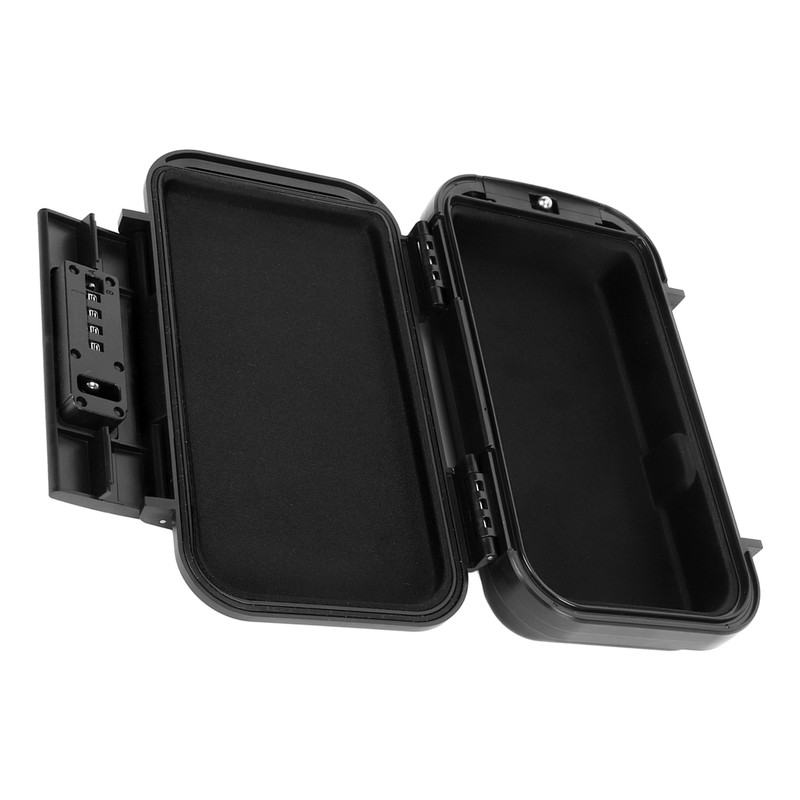 Portable Security Case Lock Box Safe Mini Travel Safe 4