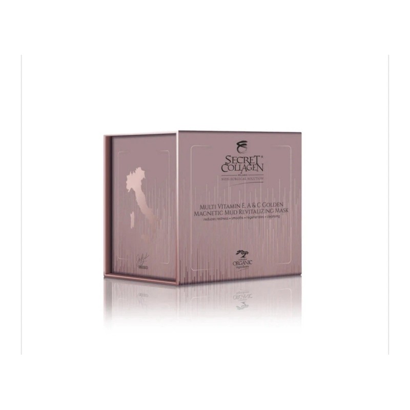 Secret Collagen Multi Vitamin E, A, C Golden Magnetic Mud