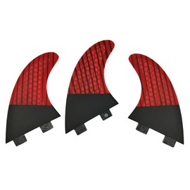 UPSURF - Juego de hélices de doble aleta para tabla de surf, tamaño S/M (rojo G5)