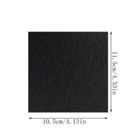 Changyeah Activated Carbon Filter, 8 Pieces Activated Carbon Filter, Organic Waste Bin, Filter Organic Waste Bin, Activated Carbon Filter Square Biobucket Filters for Compost Containers, Carbon Filter