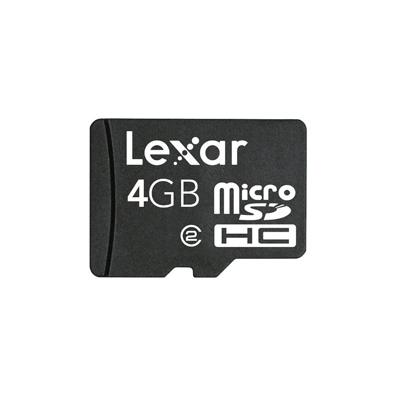 Lexar Professional 4GB Class 2 MicroSDHC Flash Memory Card with