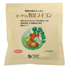 Osawa Vegetable Bouillon (For Large Value) 10.6 oz (300 g) (0.2 oz (5 g) x 60 Packets [Osawa Japan]