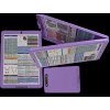 medics Nursing Clipboard -PURPLE -reference sheets -great for clinical