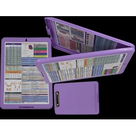 medics Nursing Clipboard  -PURPLE  -reference sheets -great for clinical
