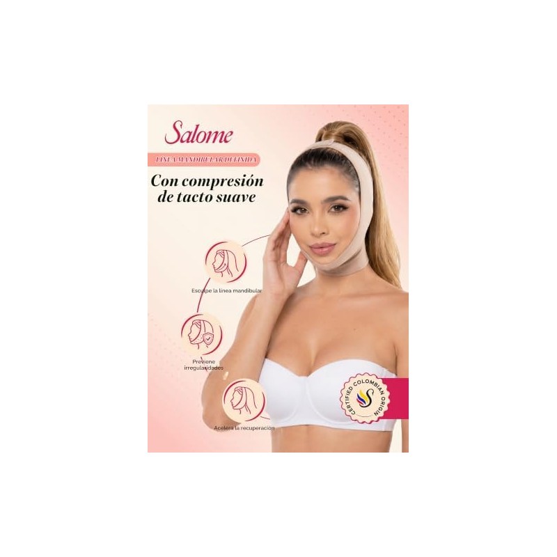 Salome 0322 Fajas Colombianas Mentonera Postquirurgica