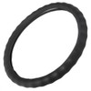 BDK SW-899-LK Black Leather Car Steering Wheel Cover Large Size