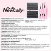 Newcally Fluffy Lash Clusters Kit Thick Eyelash Clusters DIY Lash