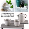 ETONSUNNY 2 Absorbent Diatom Coasters and Absorbent Stones, Used for