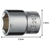 TONE HP2S-13 Socket (Hexagonal), Drive Size 1/2 inch (6.35 mm),