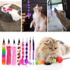 KALIONE Cat Worm Toy Refills Pack, 8 PCS Cat Toy