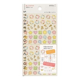 Day planner sticker date [glitter pattern] pastel sticker decoration 82457-006