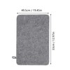 TOVINANNA 2pcs Sauna Seat Cushion Cover Heated Bath Floor Mat