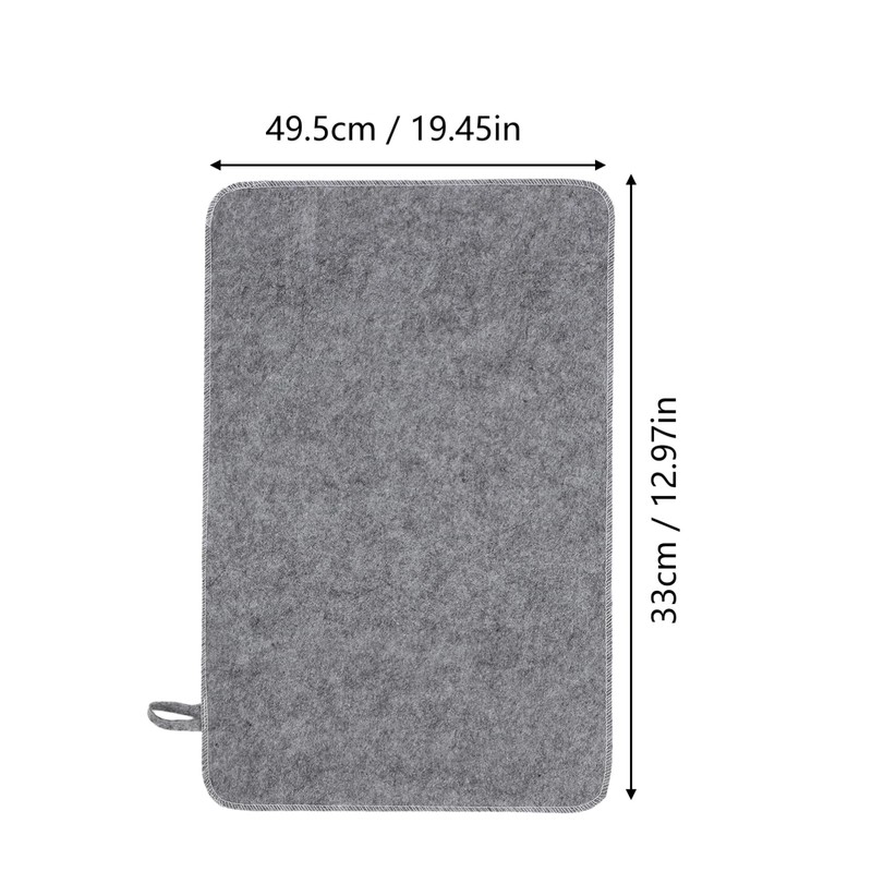 TOVINANNA 2pcs Sauna Seat Cushion Cover Heated Bath Floor Mat