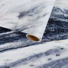 VaryFloral White Navy Blue Marble Contact Paper for Countertops Peel