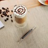 Kaffee Schaum Nadel Kunst Stift Edelstahl Spachtel DIY Kaffee Latte
