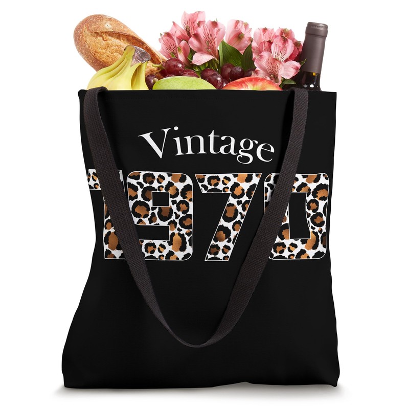 1970 Leopard Cheetah Print 54th Birthday Vintage 1970 Tote Bag