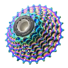VG Sports 8/9/10/11 Speed Cassette,11-25T 11-28T 11-32T 11-36T Cassette, Bike Freewheel Fit for Road Bike Compatible with Shimano/Sram