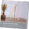 DOITOOL 2Pcs Wooden Mini Easels Small Art Display Stands for