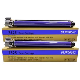 TOPWONDA 7525 Drum Unit 013R00662 Drum Cartridge Compatible with Xerox WorkCentre 7525 7530 7535 7545 7556 7830 7835 7845 7855 7970 Printer,Altalink C8030 C8035 C8045 C8055 C8070 Printer (2-Pack)