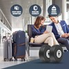 Xuzxinze 2 Sets of Luggage Suitcase Replacement Wheels Axles Deluxe