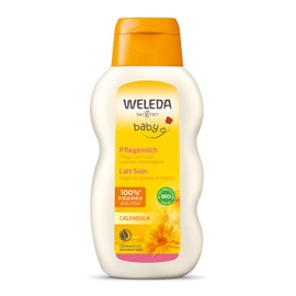 WELEDA(ヴェレダ) カレンドラ ベビーミルクローション 200mL 保湿乳液 全身用乳液 赤ちゃん 保湿 潤い デリケートな肌 やさしいハーブの香り 天然由来成分 オーガニック