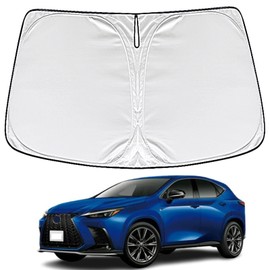 Lexus NX 20 Series 2nd Generation Sun Shade Lexus NX 20 Series Front Sun Shade Lexus NX 20 Series 2nd Generation Sunshade Lexus NX Shade Curtain NX250 NX350 NX350h NX450h+ Sun Shade Front Foldable,