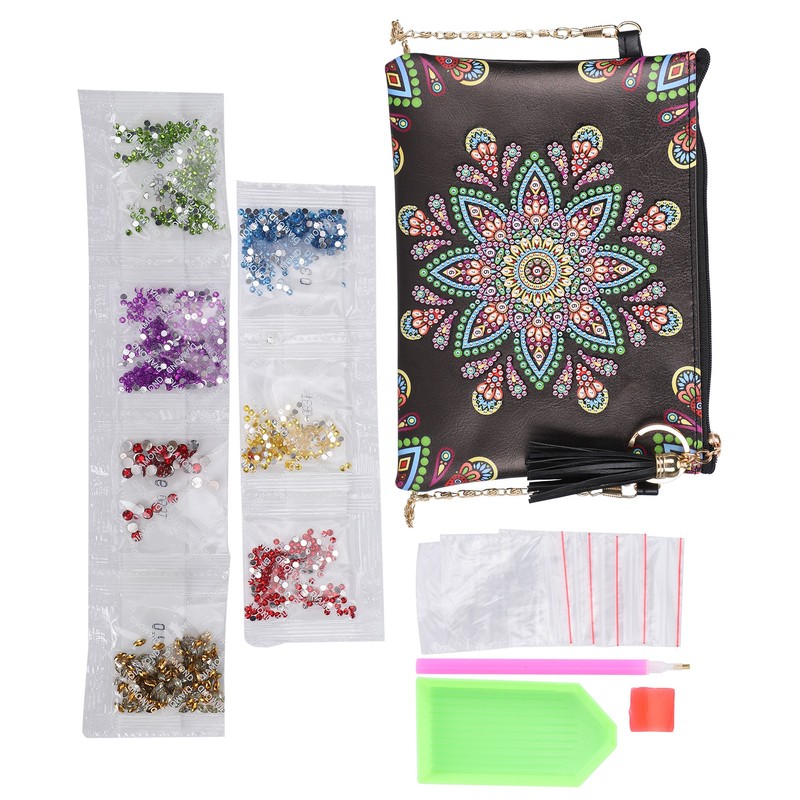 DIY Diamond Painting Purse 5D Women's Coin Wallet Cosmetic Storage
