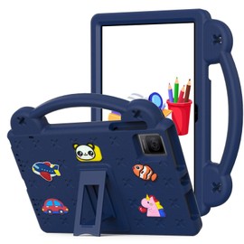 Kwamaz Kids Case for Tmobile Revvl Tab 5G Tablet Cover Case 10.36-inch 2023, with Stand Handle Dolls, Navy