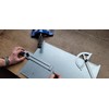 WRS Precision Marking Gauge, Matte Chrome-Plated, Lasered Scale, mm Graduation,