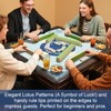Mahjong Mat with Rules - Non-Slip Noise Reducing Mahjong Table