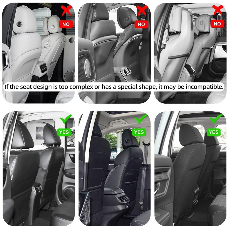 TAIKOO Seat Back Protector + Large Capacity Pocket Storage Organizer,Preventing