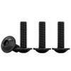 Drenky Black Flanged Button Head Screws 20 Pcs M5 X