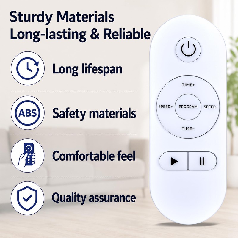 MOVHEIYL Replacement Remote Control for FLYBIRD Vibration Plate SF01-SZJ FBVP-MN-Blue