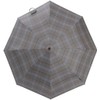 Knirps KNT220-S Folding Umbrella, T.220RS Checked, Gray, One-touch, Automatic Open/Close