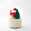 Things Remembered Engraved Waving Santa Musical Snow Globe in Light