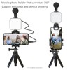 ciciglow Smartphone Vlog Kit,LED Video Light +Omnidirectional Microphone + Tripod