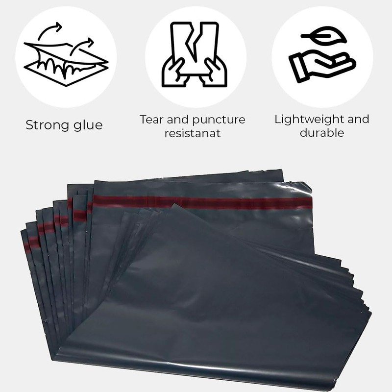 Direct Mart 90 x Grey Mailing Postal Postage Bags |