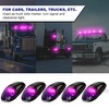 5 Pack Purple Cab Lights,16 LED 12V Top Marker Clearance