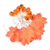 LED String Light Autumn Pumpkin Red Maple Leaves String Light
