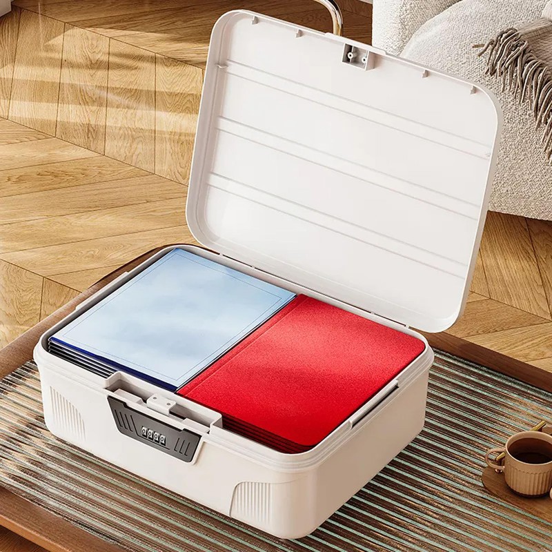 Lockable Storage Containers Plastic Lock Box Storage Container Versatile Organizer