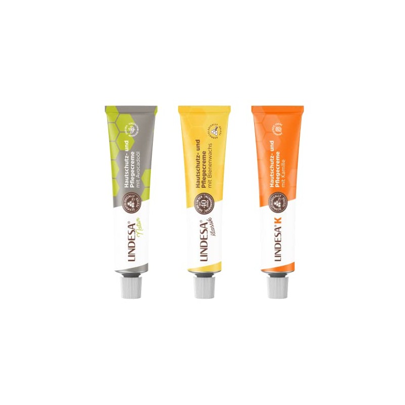 Lindesa Hand Cream Test Package: 1 x Classic, 1 x