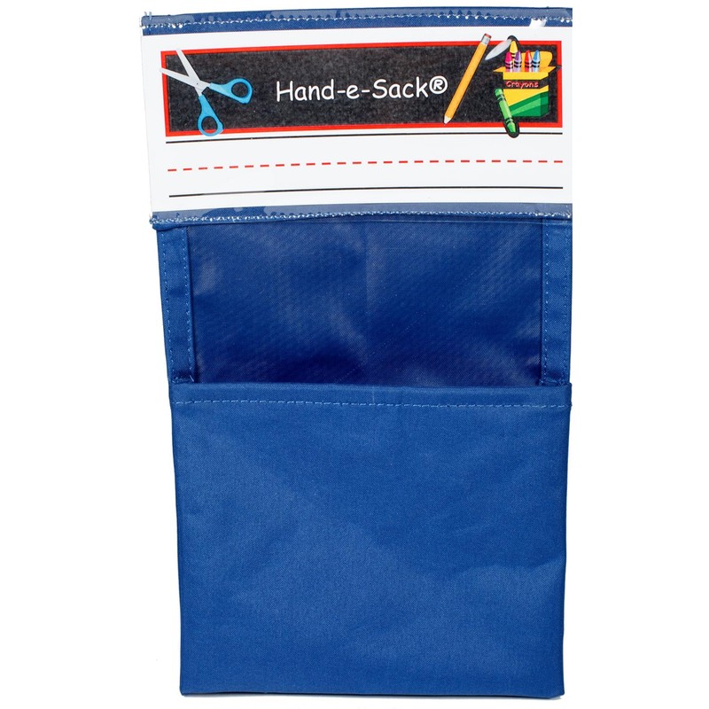 Hand-e-Sack Stick & Store - Blue. The Hand-e-Sack is a