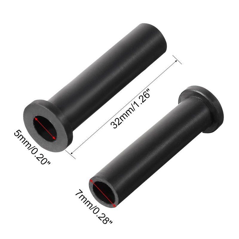 sourcing map Pack of 15 PVC Strain Relief Cable Kink