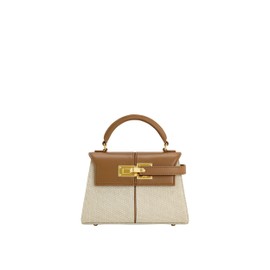 JW PEI Women's Elise Top Handle Bag - Brown Canvas