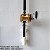 Gimbal Rod Holder | White | Riveted Pin for Nets,