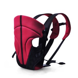SONARIN Classic Front and Back Baby Carrier, Ergonomic, One Size Fit for All, Adapts to the Growth of Your Child, Three Carrier Methods, Ideal Gift (Dark Red)