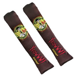 AB Tools 2PK Yeow Interactive Cat Kitten Brown Cigar With Catnip Cat Play Toy Cat Gift