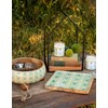 Boston International Serving Bowls Mango Enamel & Wood Bowl, 10"