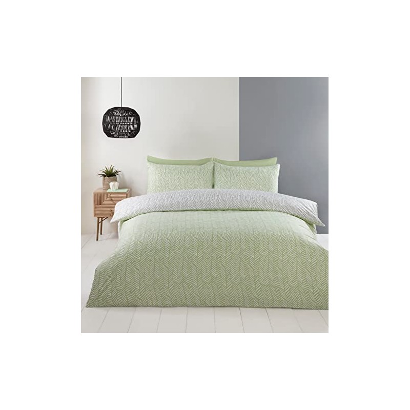 RAPPORT HOME Helston Bedding Duvet Cover Set with Pillowcase Single