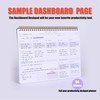 Weekly Planner Notepad-Minimalist 7-Day To Do List, 54 Sheets Dashboard